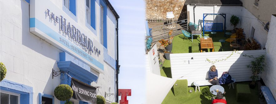 Beer Garden Anstruther Harbour Inn